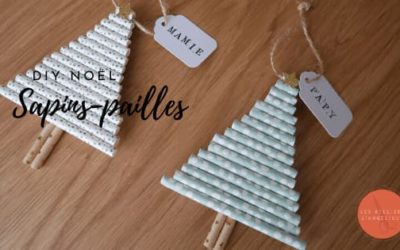 DIY Noël : Sapins-pailles