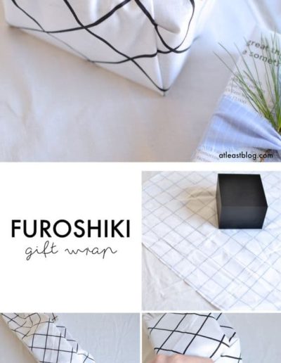 emballer ses cadeaux selon la méthode furoshiki